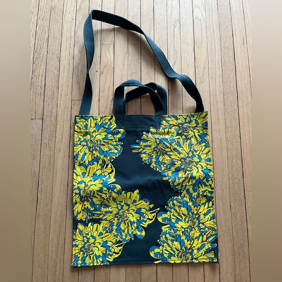 Marc Jacobs Dark Green and Yellow Floral Tote - Picture 8 of 8